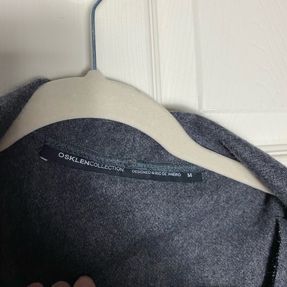 Osklen collection coat grey M jacket euc - Picture 11 of 15